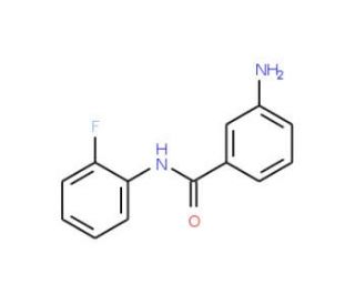 3-Amino-N-(2-fluorophenyl)benzamide - chemical structure image