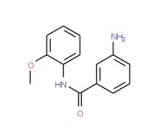 3-Amino-N-(2-methoxyphenyl)benzamide - chemical structure image