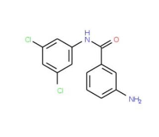 3-Amino-N-(3,5-dichlorophenyl)benzamide - chemical structure image