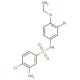 3-Amino-N-(3-bromo-4-ethoxy-phenyl)-4-chloro-benzenesulfonamide - chemical structure image
