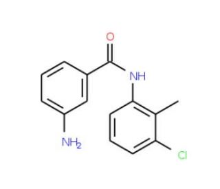 3-Amino-N-(3-chloro-2-methylphenyl)benzamide - chemical structure image