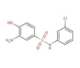 3-Amino-N-(3-chloro-phenyl)-4-hydroxy-benzenesulfonamide - chemical structure image