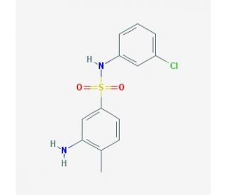 3-Amino-N-(3-chloro-phenyl)-4-methyl-benzenesulfonamide (CAS 326023-04-5) - chemical structure image