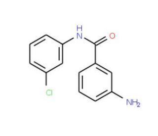 3-Amino-N-(3-chlorophenyl)benzamide (CAS 115175-22-9) - chemical structure image