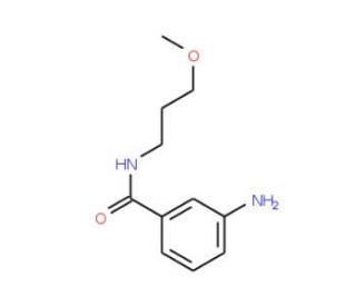 3-Amino-N-(3-methoxypropyl)benzamide - chemical structure image