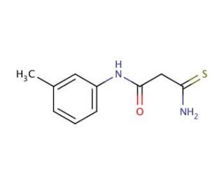 3-amino-N-(3-methylphenyl)-3-thioxopropanamide - chemical structure image