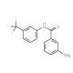 3-Amino-N-[3-(trifluoromethyl)phenyl]benzamide (CAS 328107-22-8) - chemical structure image