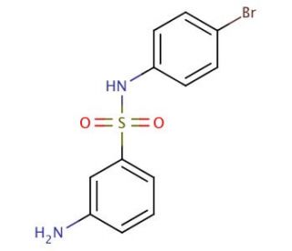 3-Amino-N-(4-bromo-phenyl)-benzenesulfonamide - chemical structure image