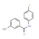 3-Amino-N-(4-chlorophenyl)benzamide (CAS 115175-17-2) - chemical structure image