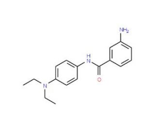 3-Amino-N-[4-(diethylamino)phenyl]benzamide - chemical structure image