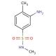 3-amino-N,4-dimethylbenzene-1-sulfonamide - chemical structure image