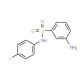 3-Amino-N-(4-fluorophenyl)benzenesulfonamide (CAS 953717-92-5) - chemical structure image