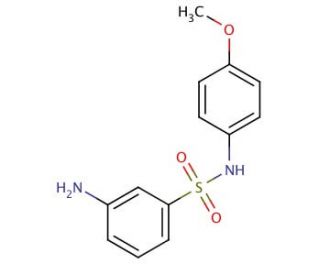 3-Amino-N-(4-methoxy-phenyl)-benzenesulfonamide - chemical structure image