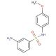 3-Amino-N-(4-methoxy-phenyl)-benzenesulfonamide - chemical structure image