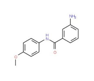 3-Amino-N-(4-methoxyphenyl)benzamide (CAS 115175-19-4) - chemical structure image