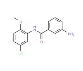 3-amino-N-(5-chloro-2-methoxyphenyl)benzamide - chemical structure image