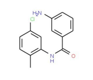 3-Amino-N-(5-chloro-2-methylphenyl)benzamide - chemical structure image