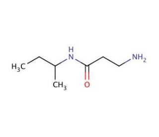 3-amino-N-(butan-2-yl)propanamide - chemical structure image