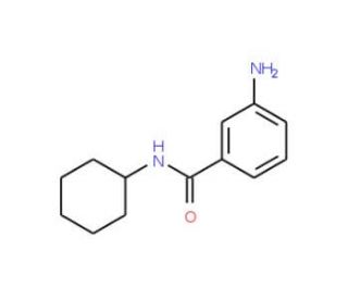 3-Amino-N-cyclohexylbenzamide (CAS 77201-15-1) - chemical structure image
