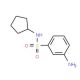 3-Amino-N-cyclopentyl-benzenesulfonamide (CAS 436095-38-4) - chemical structure image