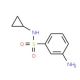 3-amino-N-cyclopropylbenzenesulfonamide (CAS 459434-39-0) - chemical structure image
