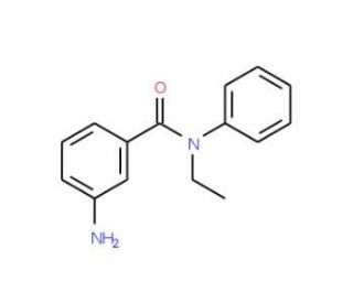 3-Amino-N-ethyl-N-phenylbenzamide (CAS 875837-45-9) - chemical structure image