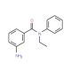 3-Amino-N-ethyl-N-phenylbenzamide (CAS 875837-45-9) - chemical structure image