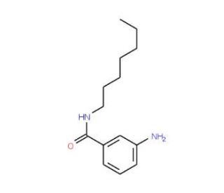 3-Amino-N-heptylbenzamide - chemical structure image