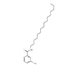 3-Amino-N-hexadecylbenzamide - chemical structure image