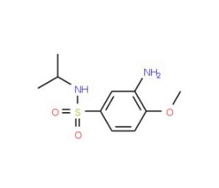 3-Amino-N-isopropyl-4-methoxy-benzenesulfonamide - chemical structure image