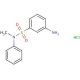 3-amino-N-methyl-N-phenylbenzenesulfonamide hydrochloride - chemical structure image