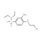 3-amino-N,N-diethyl-4-[(2-hydroxyethyl)amino]benzenesulfonamide (CAS 49804-34-4) - chemical structure image