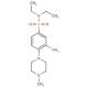 3-amino-N,N-diethyl-4-(4-methylpiperazin-1-yl)benzenesulfonamide - chemical structure image