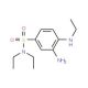 3-amino-N,N-diethyl-4-(ethylamino)benzenesulfonamide - chemical structure image
