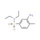 3-Amino-N,N-diethyl-4-methyl-benzenesulfonamide (CAS 17354-60-8) - chemical structure image