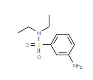 3-Amino-N,N-diethyl-benzenesulfonamide (CAS 10372-41-5) - chemical structure image