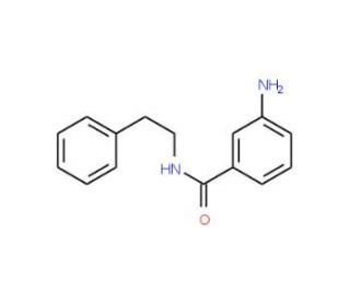 3-Amino-N-phenethylbenzamide (CAS 81882-72-6) - chemical structure image