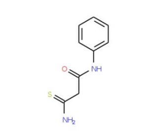 3-amino-N-phenyl-3-thioxopropanamide (CAS 059749-96-1) - chemical structure image