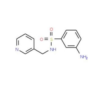 3-Amino-N-pyridin-3-ylmethyl-benzenesulfonamide (CAS 436095-43-1) - chemical structure image