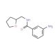 3-Amino-N-(tetrahydro-2-furanylmethyl)benzamide - chemical structure image