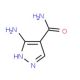 3-Amino-pyrazole-4-carboxylic acid amide (CAS 5334-31-6) - chemical structure image