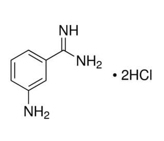 3-Aminobenzamidine dihydrochloride (CAS 37132-68-6) - chemical structure image