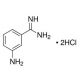 3-Aminobenzamidine dihydrochloride (CAS 37132-68-6) - chemical structure image