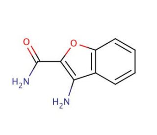 3-Aminobenzofuran-2-carboxamide (CAS 54802-10-7) - chemical structure image