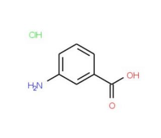 3-Aminobenzoic acid hydrochloride (CAS 15151-51-6) - chemical structure image