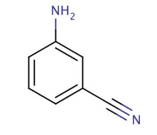 3-Aminobenzonitrile (CAS 2237-30-1) - chemical structure image