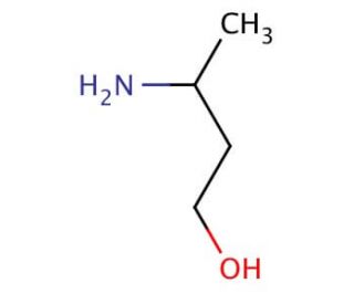 3-aminobutan-1-ol (CAS 2867-59-6) - chemical structure image