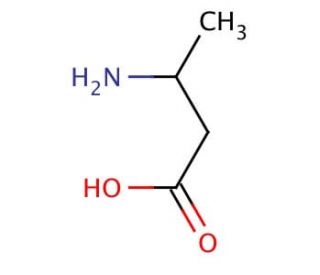 3-Aminobutanoic acid - chemical structure image