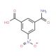 3-Aminocarbonyl-5-nitrobenzoic acid (CAS 90196-48-8) - chemical structure image