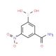 3-Aminocarbonyl-5-nitrophenylboronic acid (CAS 102170-51-4) - chemical structure image